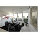 Spiral 9 Light 35 inch Polished Chrome Linear Pendant Ceiling Light