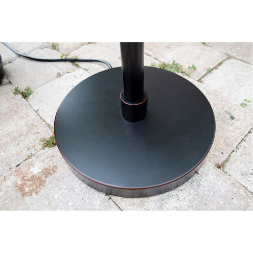 Bora 17 inch 100.00 watt Oil Rubbed Bronze With Highlight Outdoor Floor Lamp