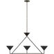 Paloma Contreras Orsay LED 43.75 inch Bronze Linear Chandelier Ceiling Light, Medium