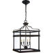 Chapman & Myers Mykonos 4 Light 17.25 inch Aged Iron Lantern Pendant Ceiling Light, Medium