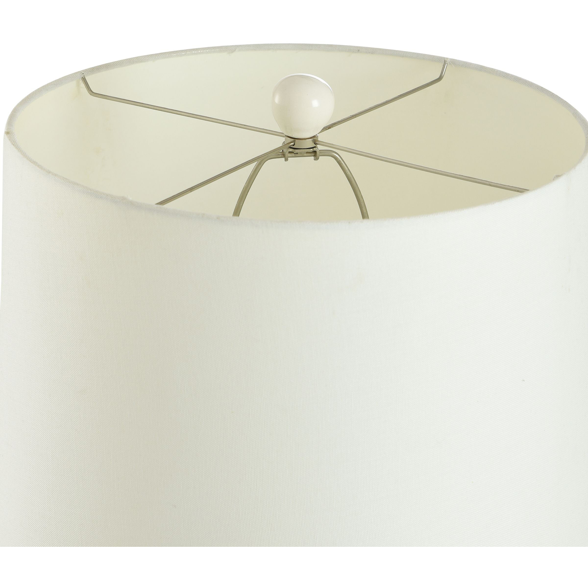 Galey 30 inch 150 watt Beige and White Table Lamp Portable Light