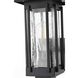 Melvale 1 Light 13 inch Black Outdoor Wall Sconce