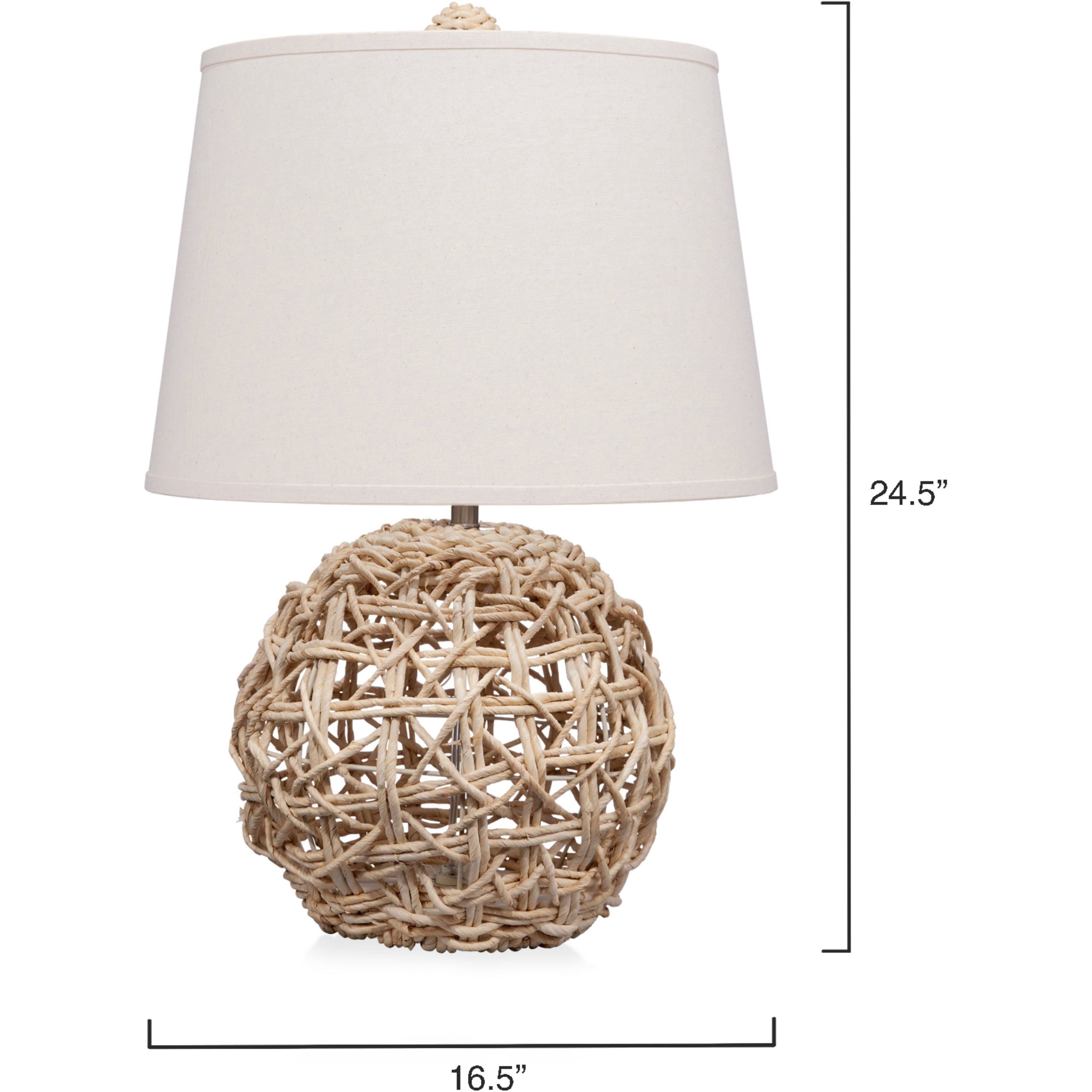 Maui 24.5 inch 60 watt Natural Table Lamp Portable Light