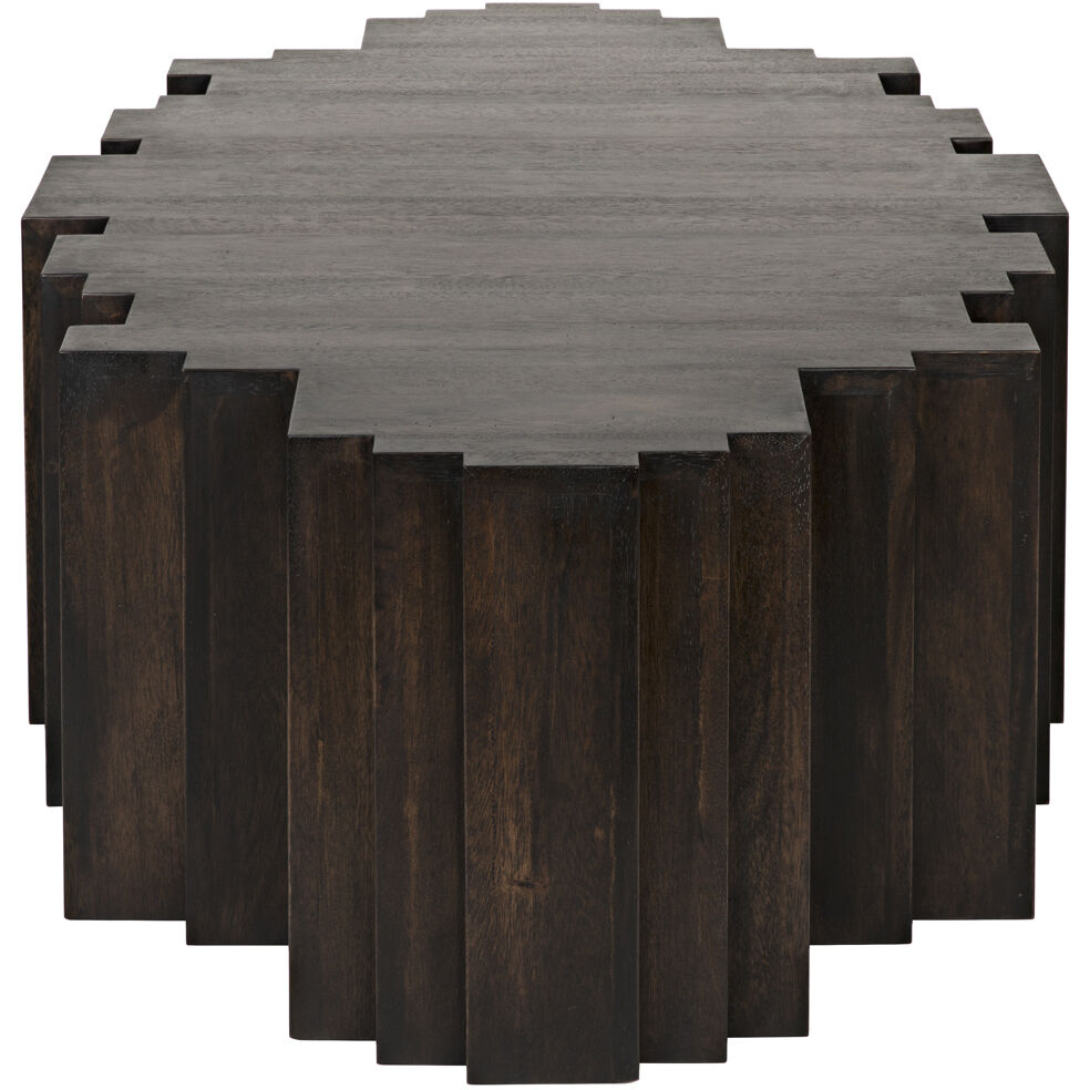 Royce 70 X 36 inch Ebony Walnut Coffee Table