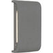 Stela 1 Light 6.25 inch Gray Travertine Outdoor Wall Light