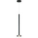 Reigndrop 1 Light 27.8 inch Matte Black Pendant Ceiling Light