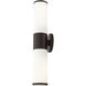 Lindale 2 Light 18.5 inch Bronze ADA Vanity Sconce Wall Light