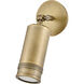 Pratt 1 Light 12.5 inch Heritage Brass Outdoor Wall Mount