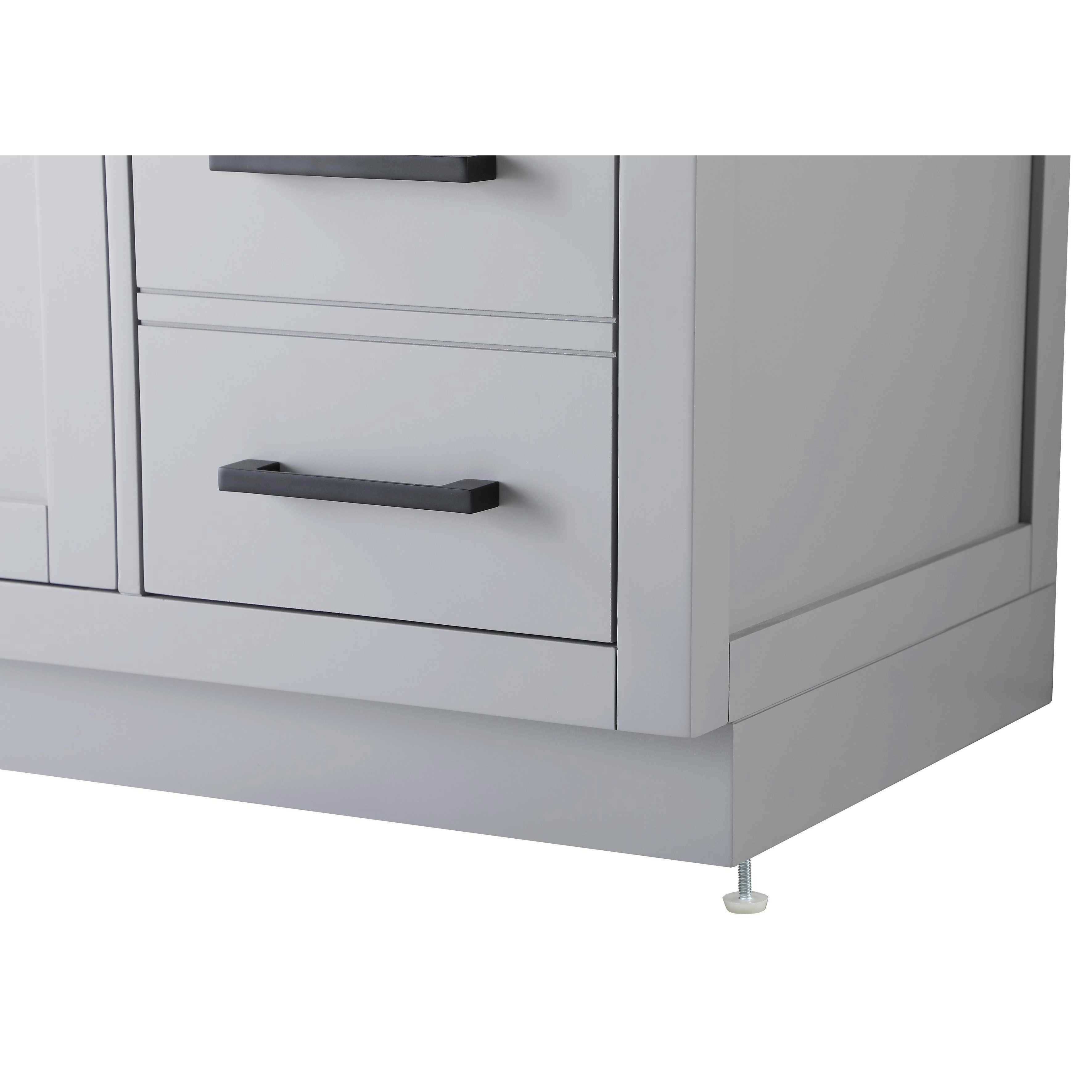 Alden 54 X 35 inch Grey Bathroom Vanity Cabinet