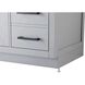 Alden 54 X 35 inch Grey Bathroom Vanity Cabinet