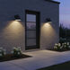Crittenden 1 Light 8.5 inch Black Outdoor Wall Lantern, Medium