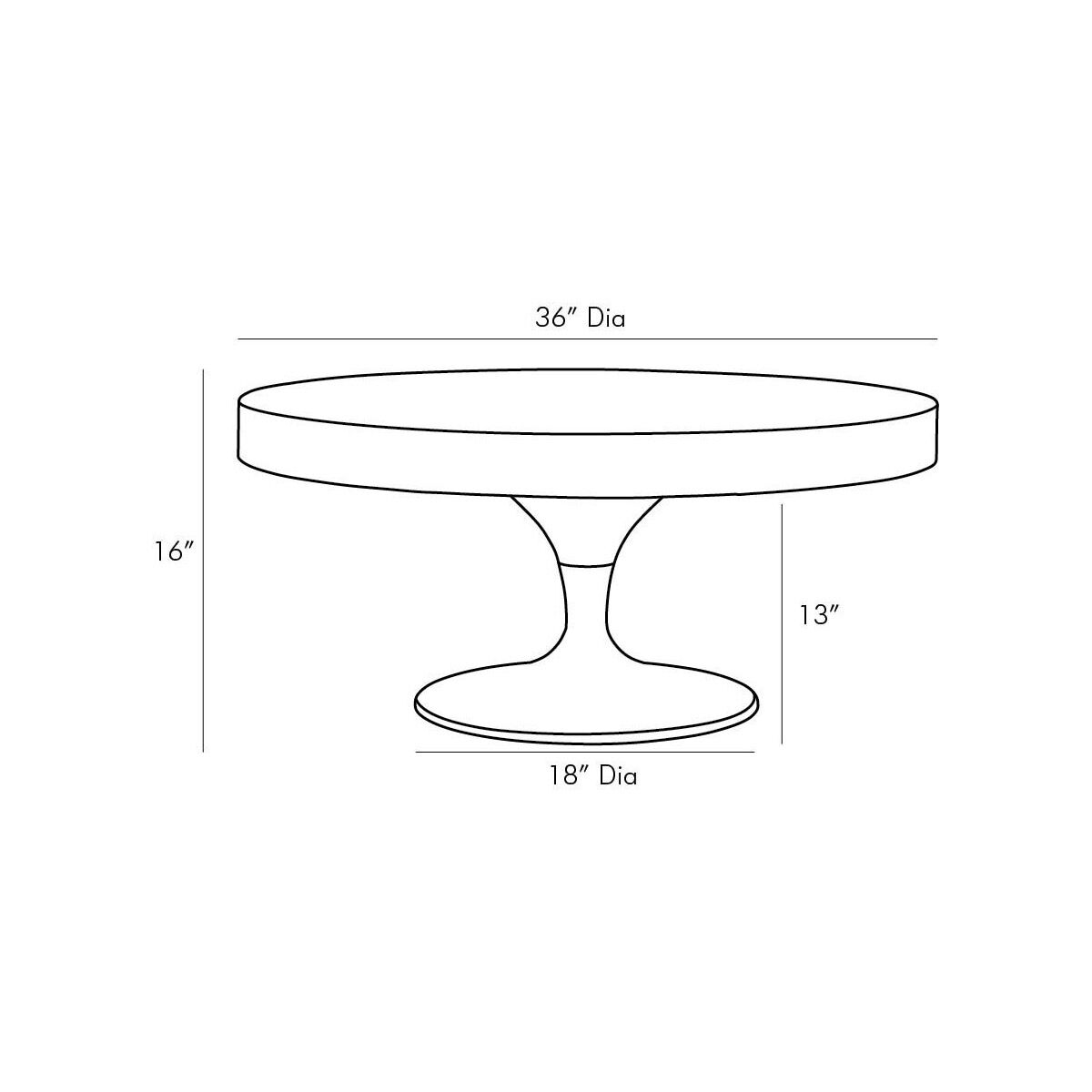 Daryl 36 inch Antique Brass and Antique Bronze Cocktail Table
