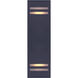Madison 2 Light 13 inch Black Outdoor Wall Light