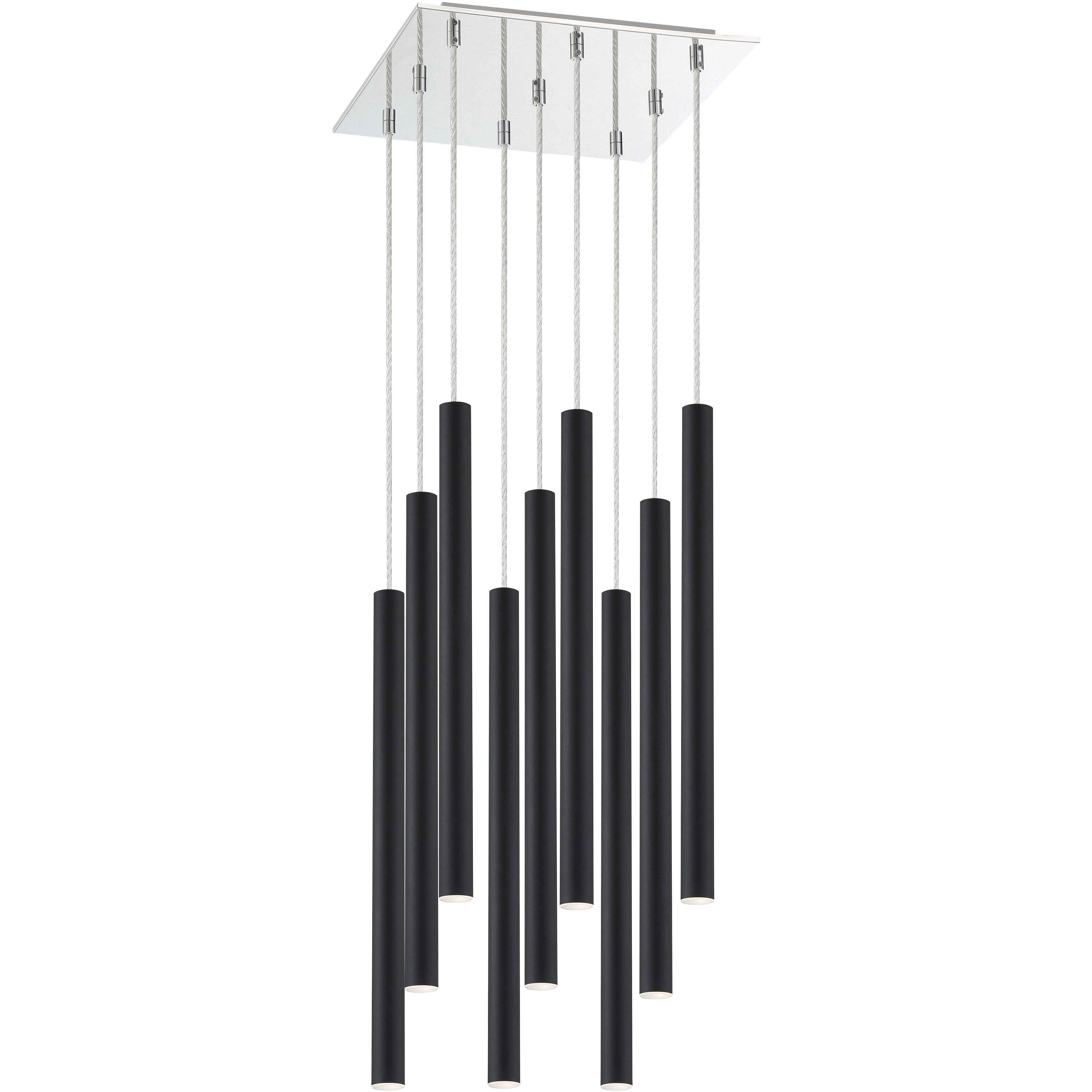 Forest LED 14 inch Chrome Chandelier Ceiling Light