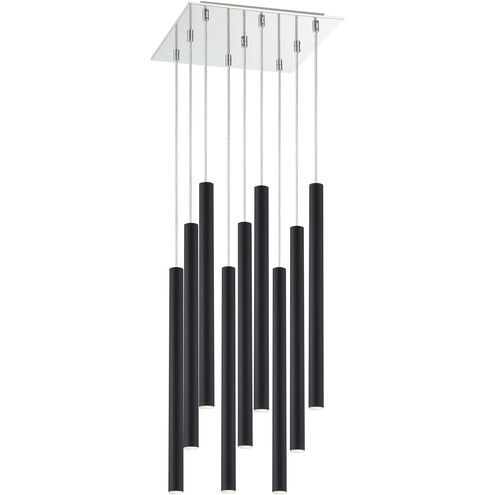 Forest LED 14 inch Chrome Chandelier Ceiling Light