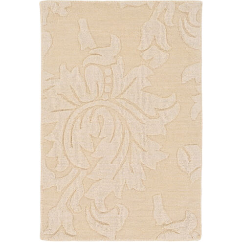 Mystique 36 X 24 inch Beige Rugs, Wool