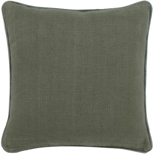 Lavigne 20 inch Dark Green Indoor Pillow