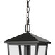 Munger 1 Light 9.25 inch Powder Coated Black Outdoor Hanging Pendant