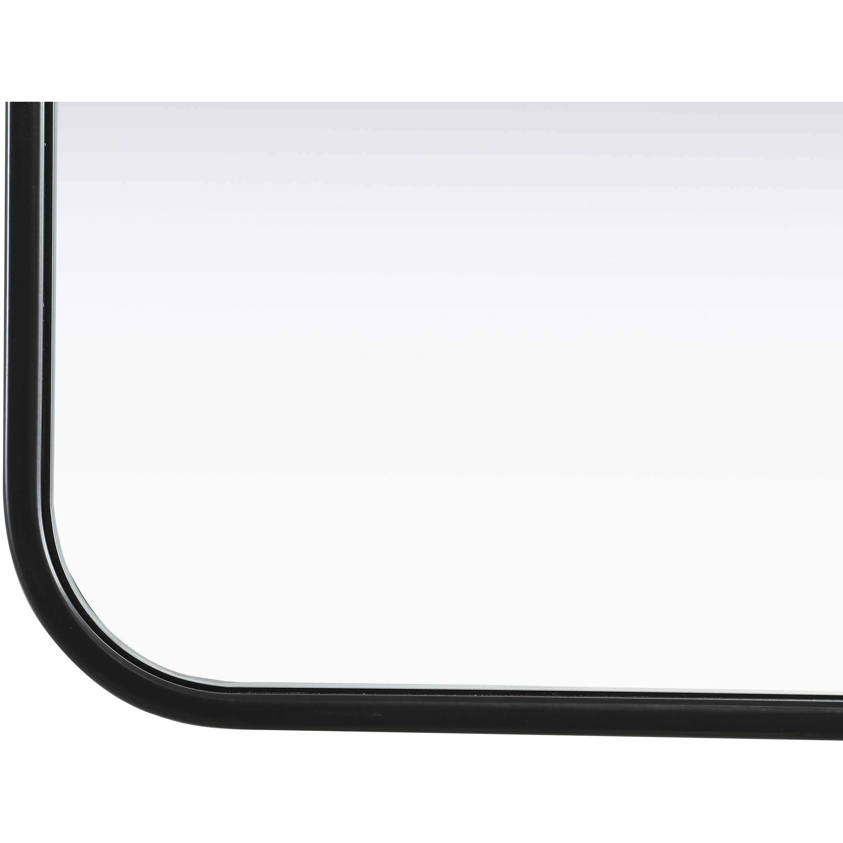 Remy 42 X 28 inch Black Mirror