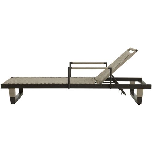 Daytona Buff and Blackened Bronze Outdoor Chaise