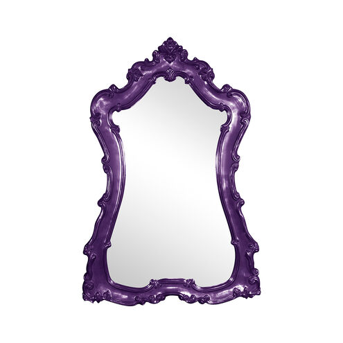 Lorelei 89 X 60 inch Glossy Royal Purple Wall Mirror
