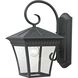 Ridgewood 1 Light 15 inch Matte Textured Black Outdoor Sconce