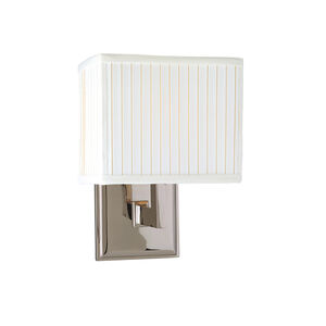 Waverly 1 Light 7 inch Polished Nickel Wall Sconce Wall Light