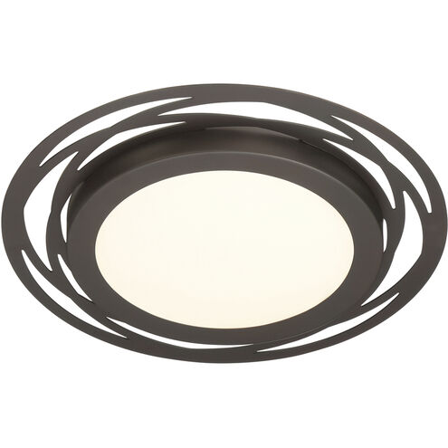 Edge Lit LED 14 inch Satin Bronze Flushmount Ceiling Light