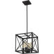 Brooklyn 4 Light 13 inch Matte Black Pendant Ceiling Light