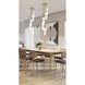 Cayden 5 Light 12 inch Modern Gold Chandelier Ceiling Light