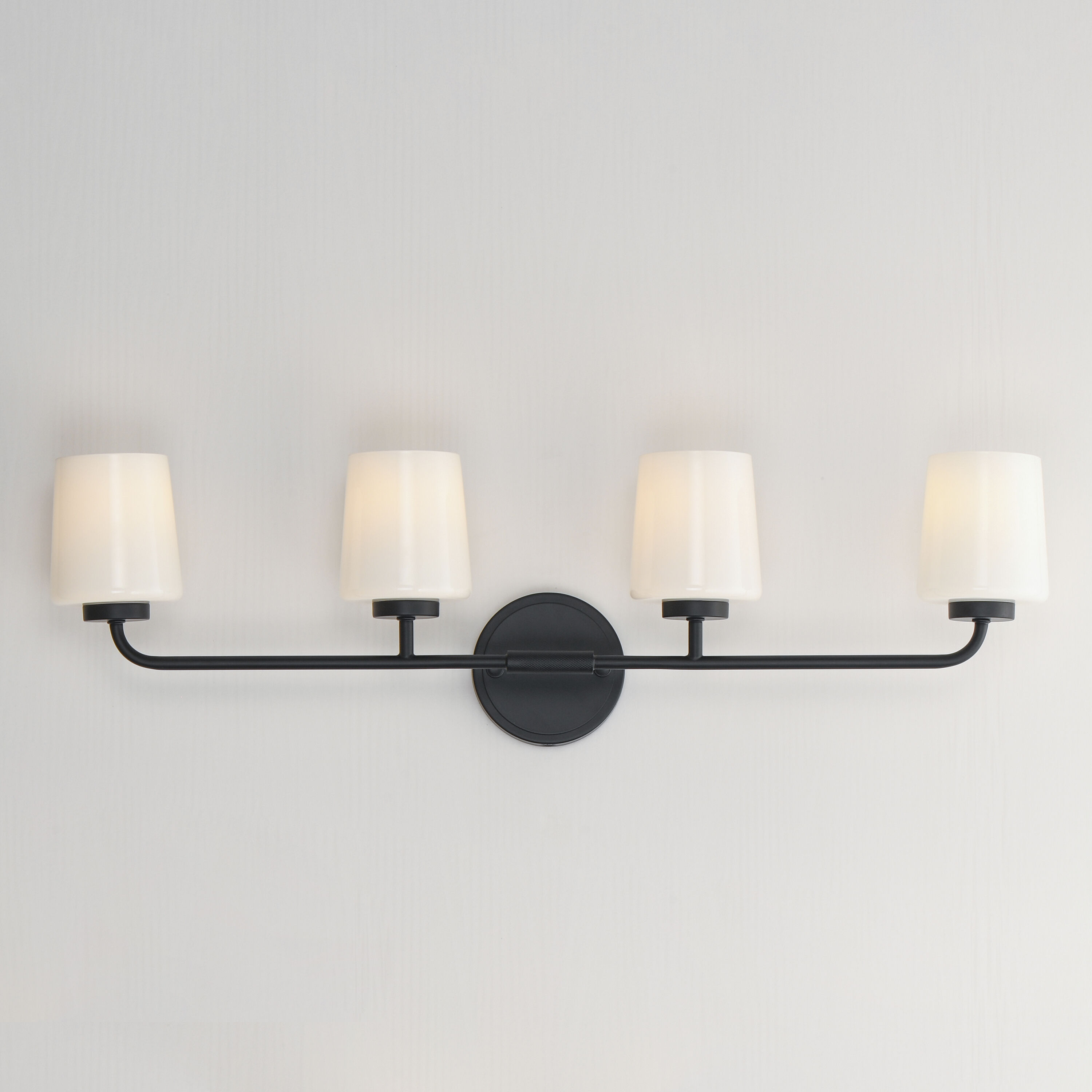 Durham 4 Light 32.5 inch Black Bath Vanity Wall Light