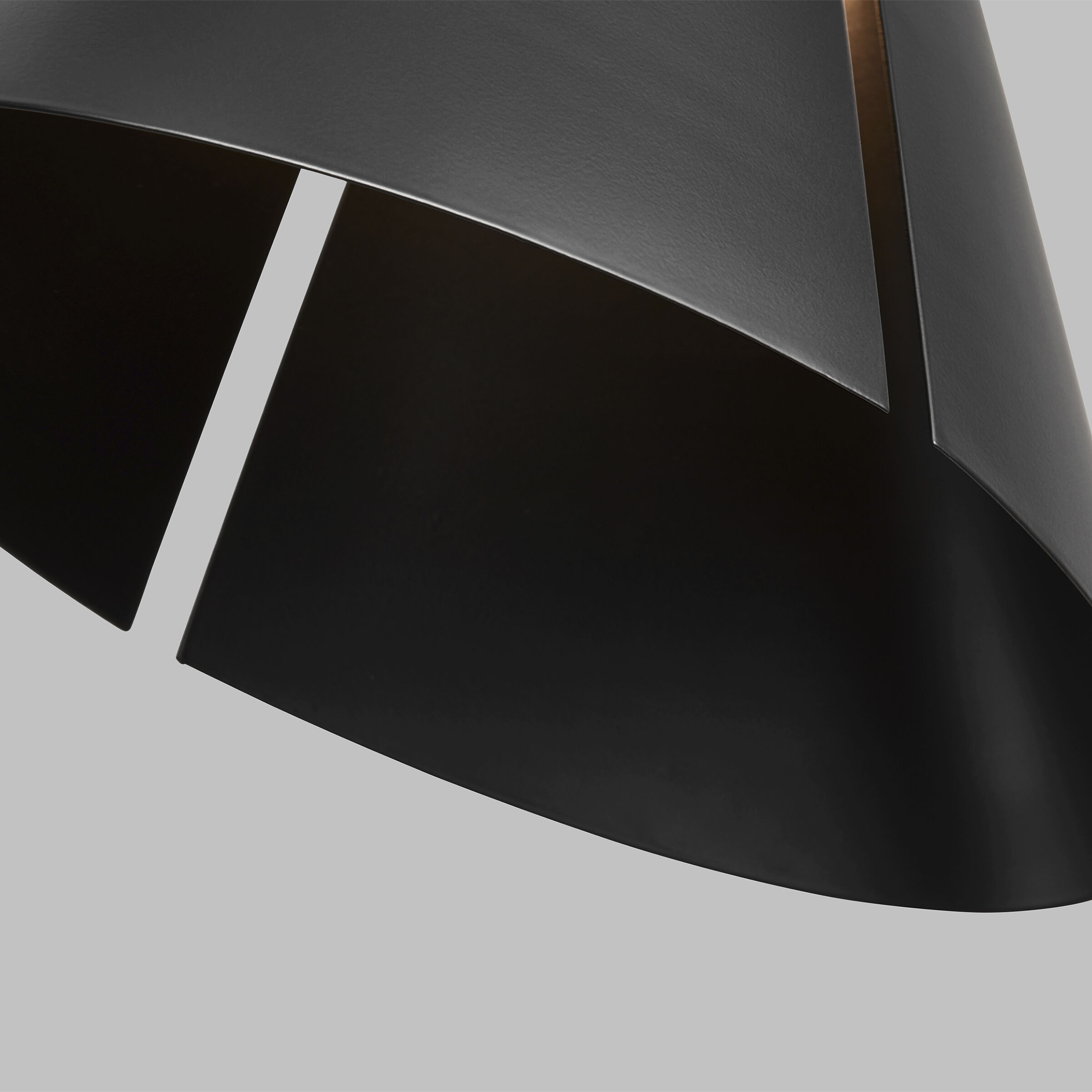 Kelly by Kelly Wearstler Cambre 1 Light 6 inch Midnight Black and Burnished Brass Pendant Ceiling Light in Midnight Black / Burnished Brass