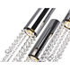 Extended 3 Light 10 inch Chrome Down Mini Pendant Ceiling Light