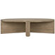 Bast 68 X 36 inch Washed Walnut Coffee Table