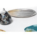 Palette Grey Enameled Metal Oval Tray