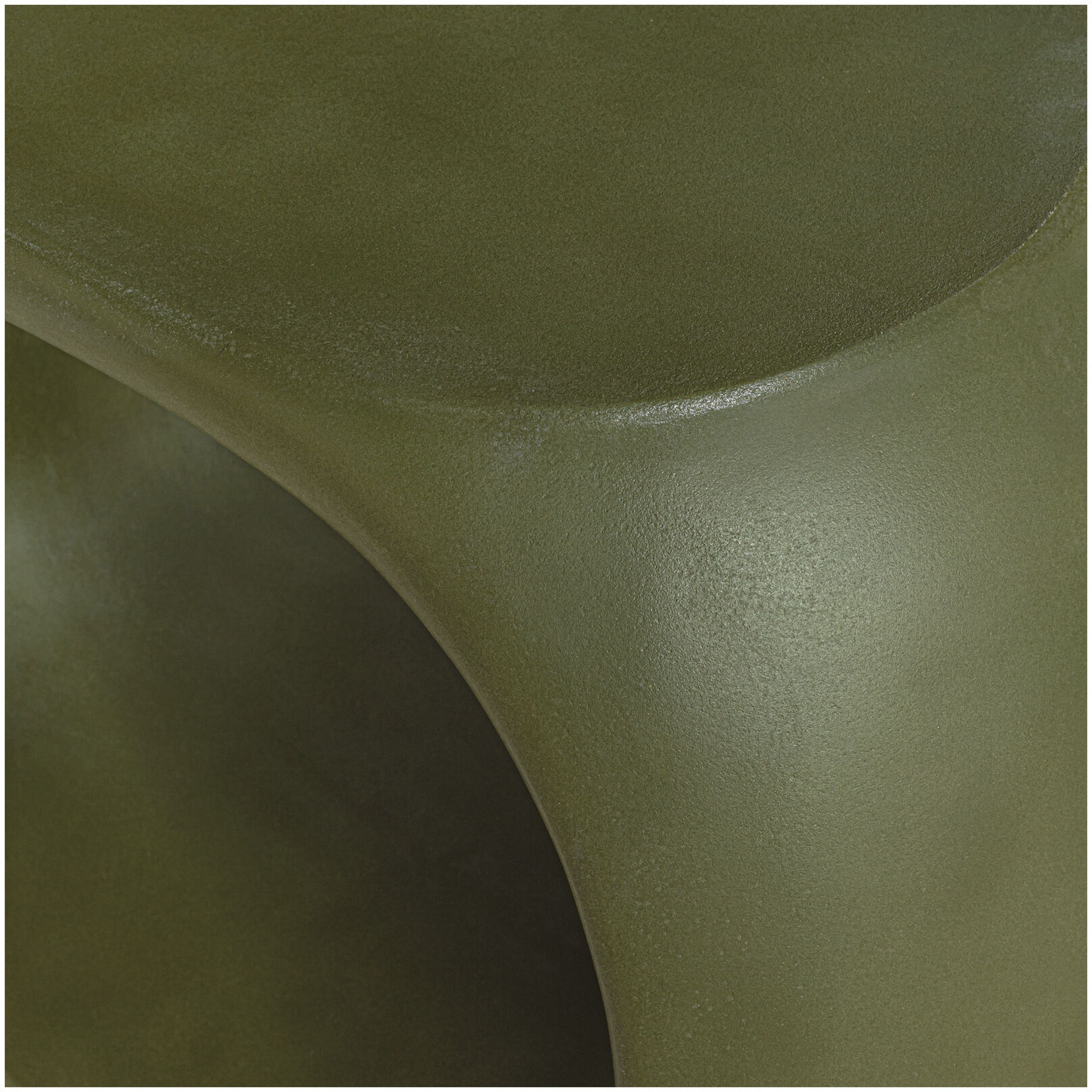 Albers 17.75 inch Green Garden Stool, Outdoor