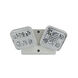 Aaliyah 1 Light White Exit / Emergency Ceiling Light