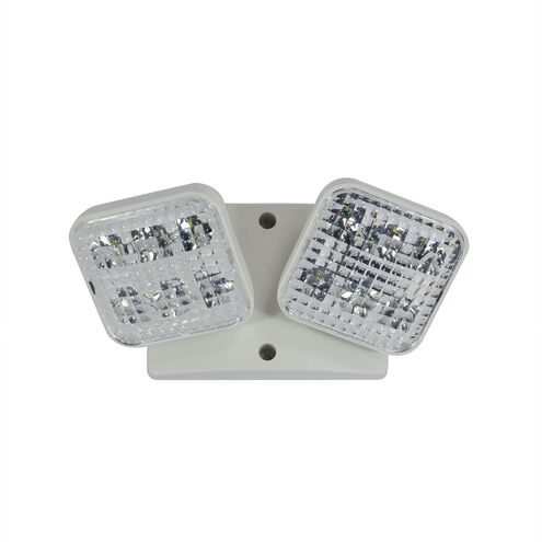 Aaliyah 1 Light White Exit / Emergency Ceiling Light