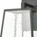 Meditterano 4 Light 22 inch Matte Black Outdoor Wall Sconce