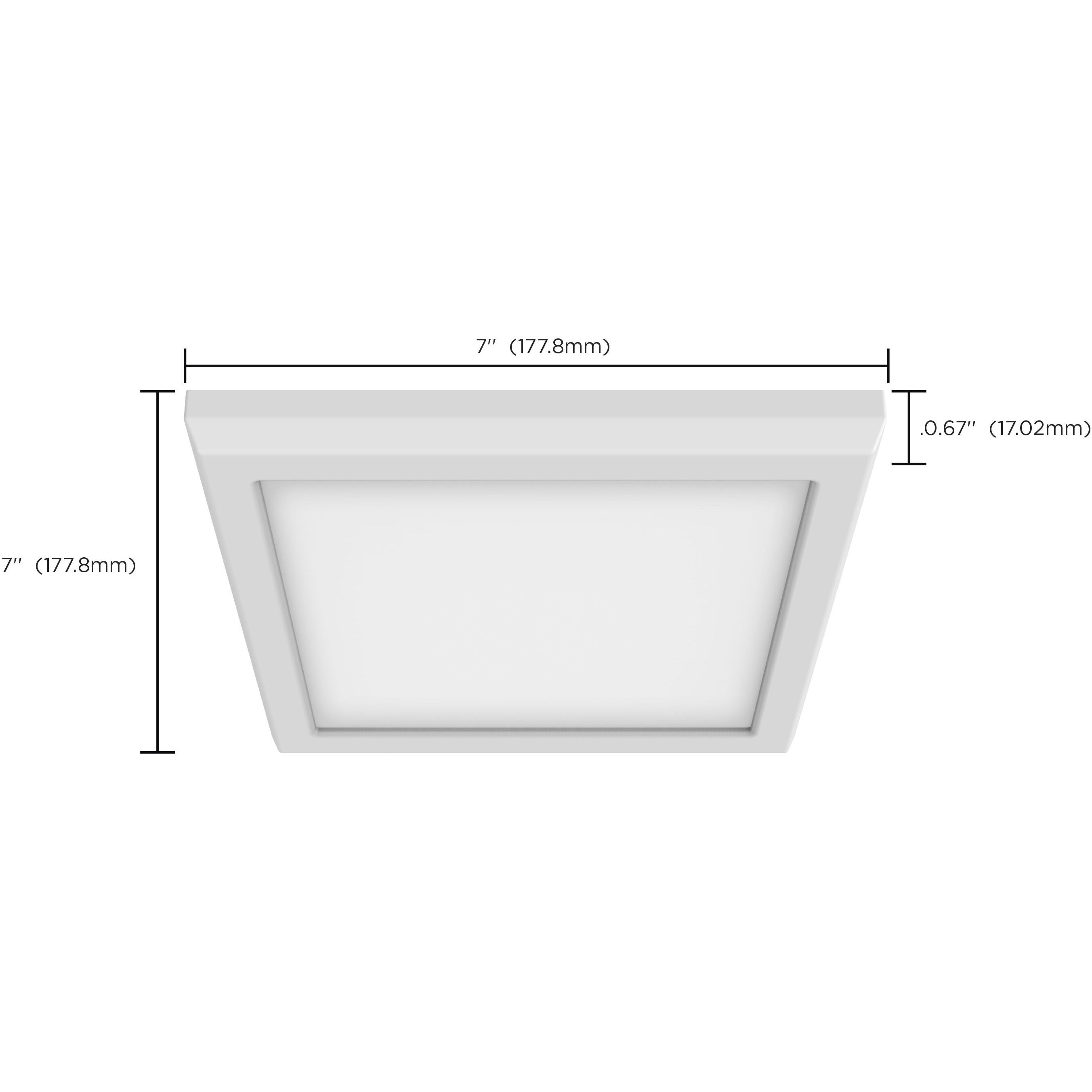 Brentwood LED 7 inch White Edge Lit Ceiling Light