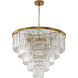 Canada 15 Light 32 inch Gold Chandelier Ceiling Light