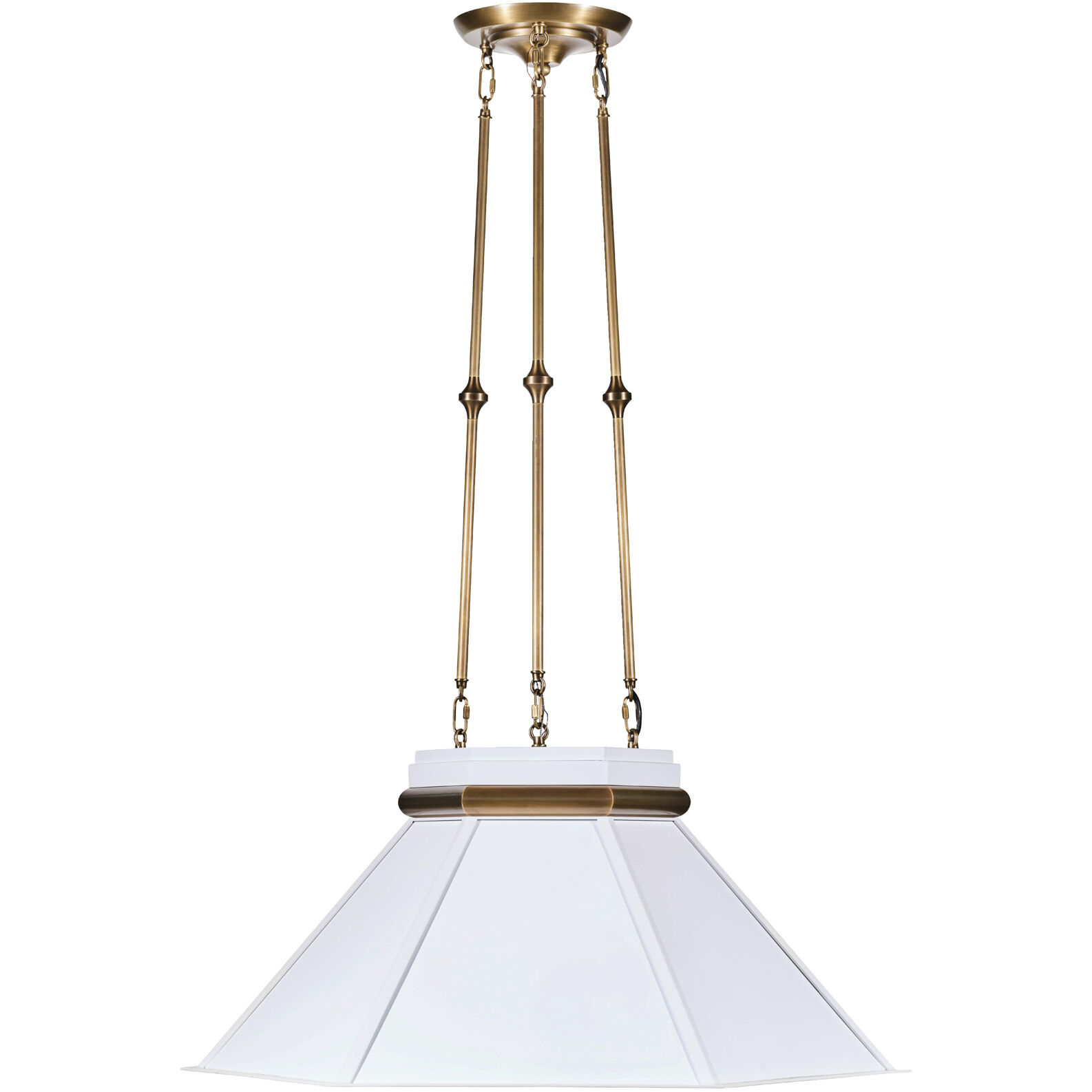 Mood Swings 1 Light 32 inch Heritage White and Heritage Bronze Pendant Ceiling Light