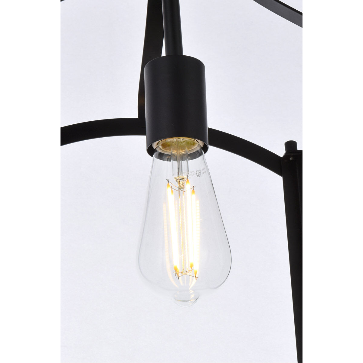 Janet 1 Light 10 inch Black Flush Mount Ceiling Light