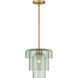 Velique 1 Light 11 inch Legacy Brass Pendant Ceiling Light