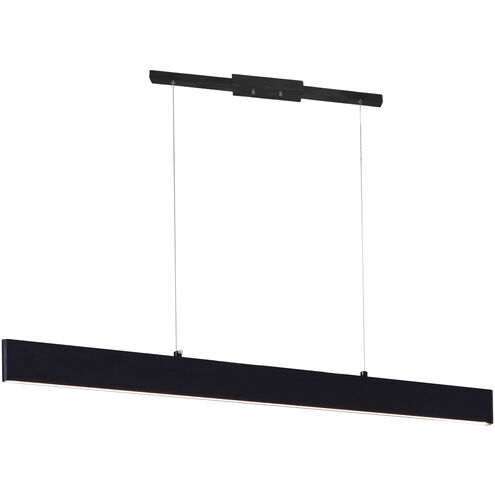 Krista LED 47 inch Satin Black Pool Table Light Ceiling Light