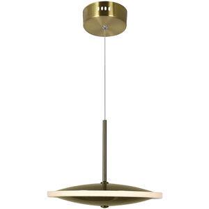 Ovni LED 8 inch Brass Down Mini Pendant Ceiling Light