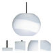 Luna LED Black Stem Pendant Ceiling Light