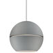 Lucas 1 Light 23.63 inch Gray Pendant Ceiling Light