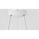 Orbit LED 17.75 inch White Pendant Ceiling Light