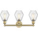 Cindyrella 3 Light 24 inch Brushed Brass Bath Vanity Light Wall Light in Seedy